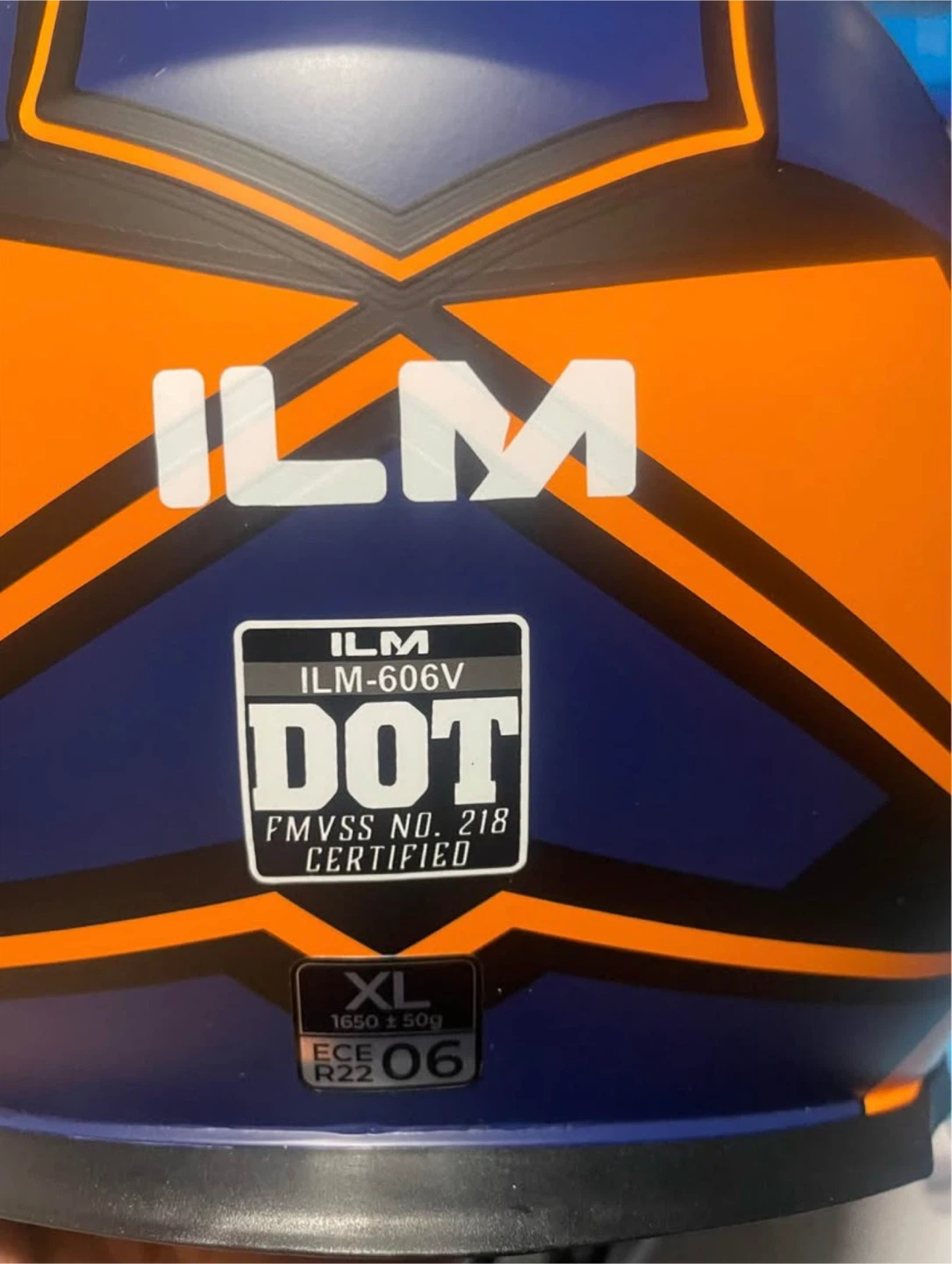ILM ILM-606V DOT Certified Motorcycle Helmet - XL - photo 3