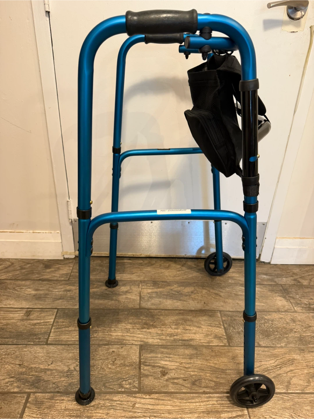 Carex Blue Folding Walker with Bag - photo 2