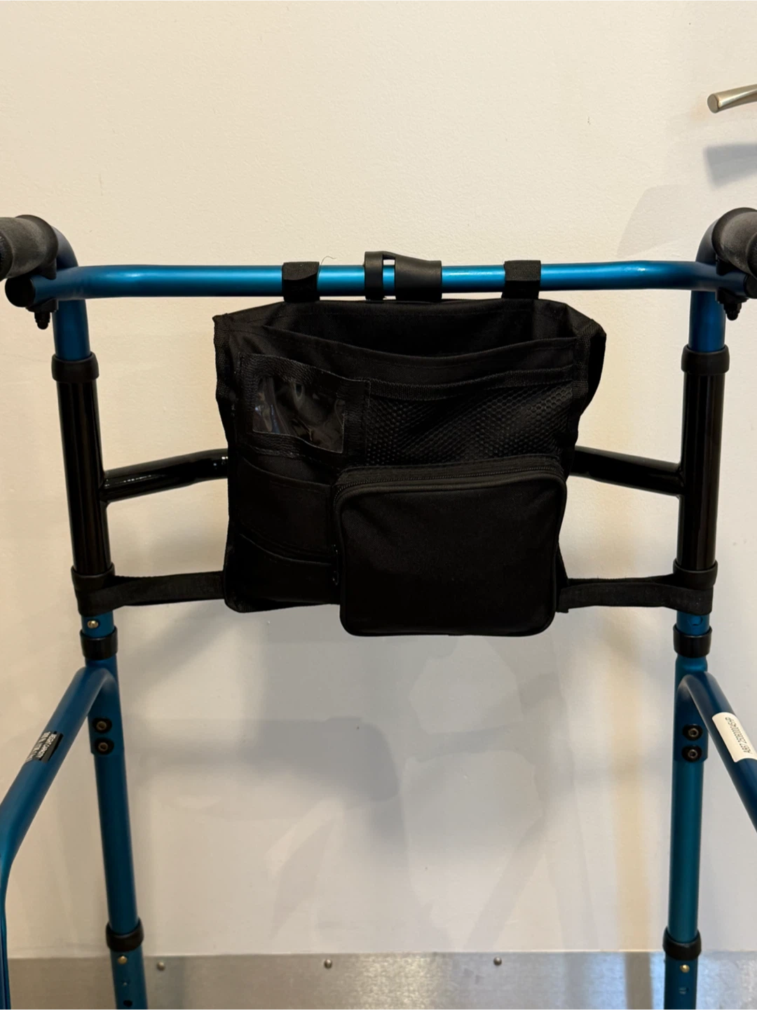 Carex Blue Folding Walker with Bag - photo 4