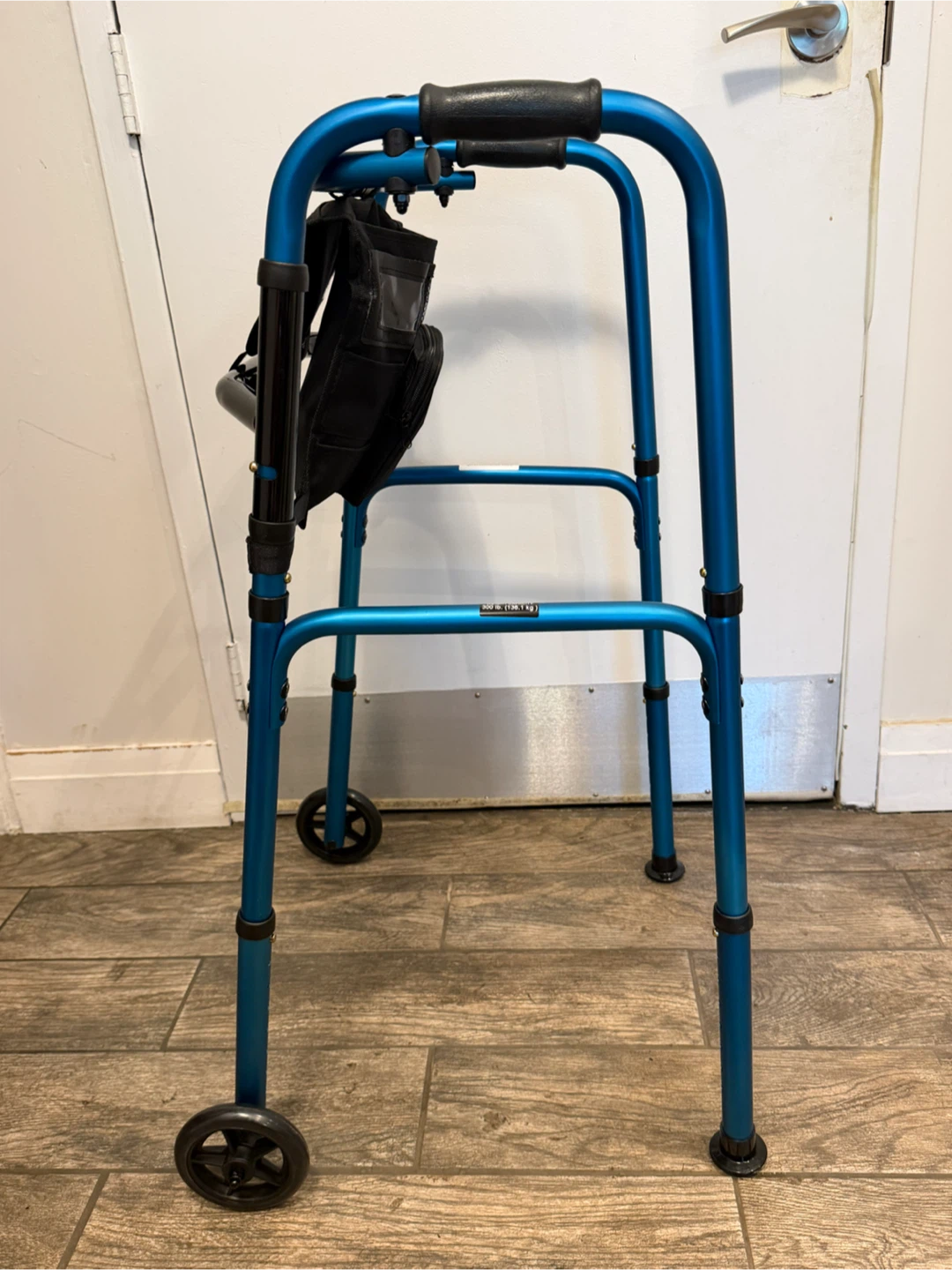 Carex Blue Folding Walker with Bag - photo 5