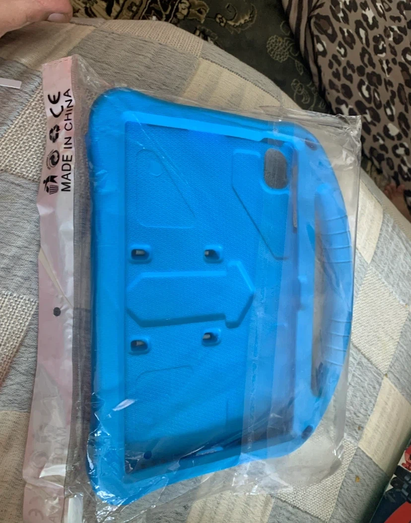 Blue Kid-Friendly Tablet Case with Handle