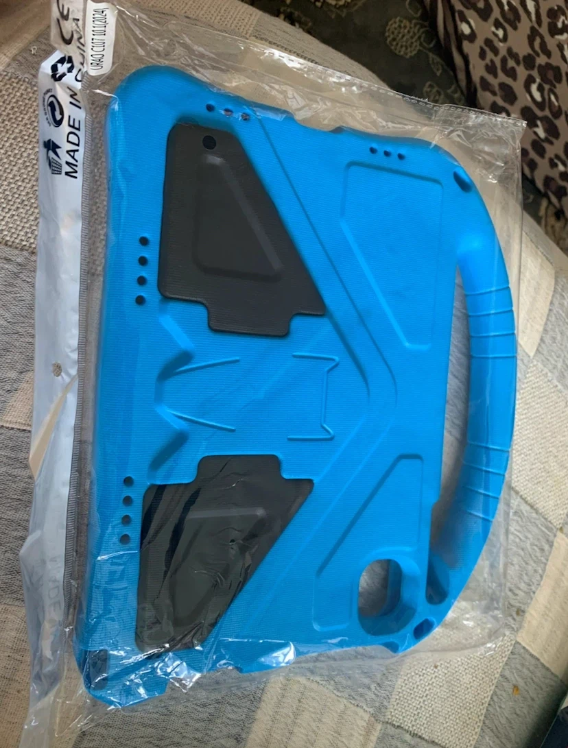 Blue Kid-Friendly Tablet Case with Handle - photo 4