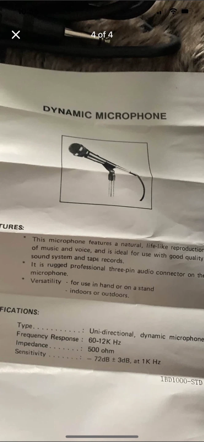 Boman PRO-48 Uni-Directional Dynamic Microphone - photo 4