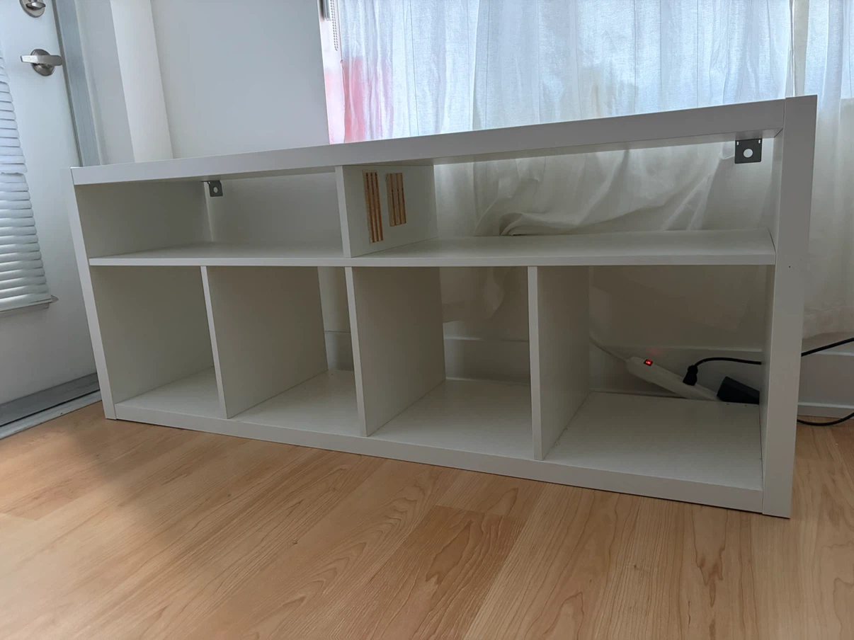 IKEA Kallax -Cube Storage TV Bench Unit White - photo 2