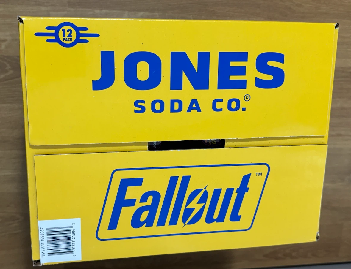 SEALED BOX Jones Soda Co. Fallout Vault-Tec Supply Pack 12 Pack - photo 2