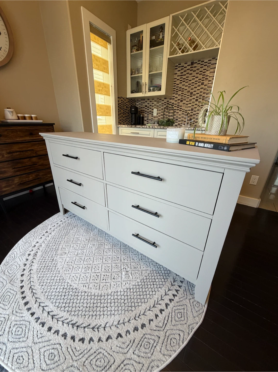 Beautifully refinished 6-drawer dresser modern - photo 3