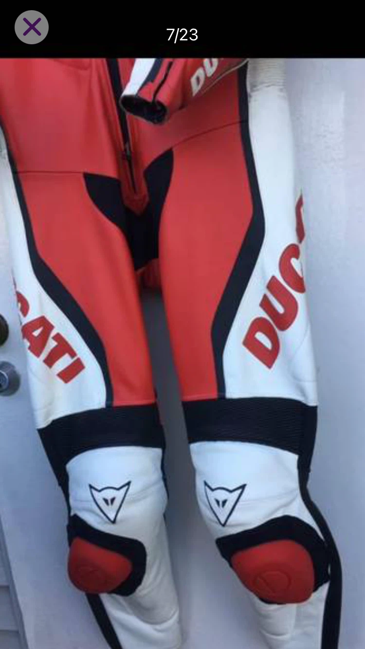 Ducati Corse leather 1 piece motorcycle riding suit - photo 2
