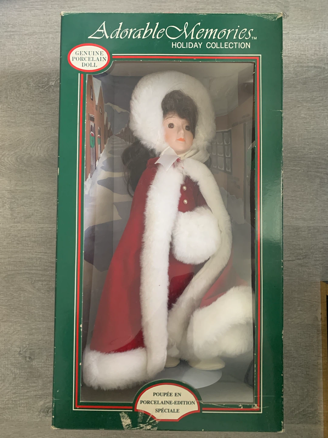 Adorable Memories Holiday Collection Genuine Porcelain Doll