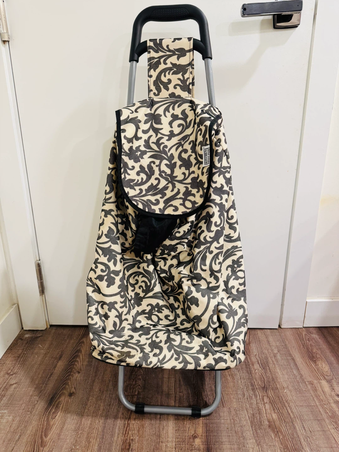 Rolling Shopping Cart with Insulated Bag