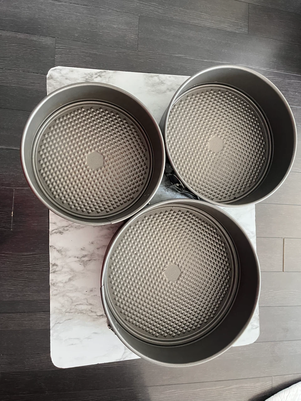 Set of 3 Round Springform Cake Pans
