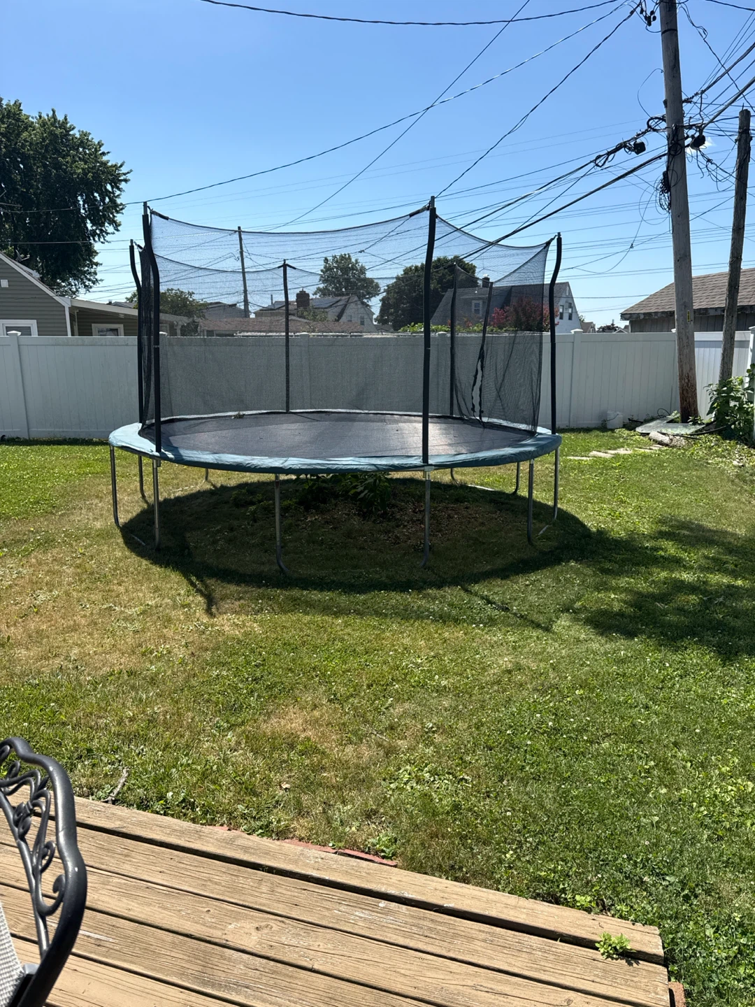 Round Trampoline with Safety Net