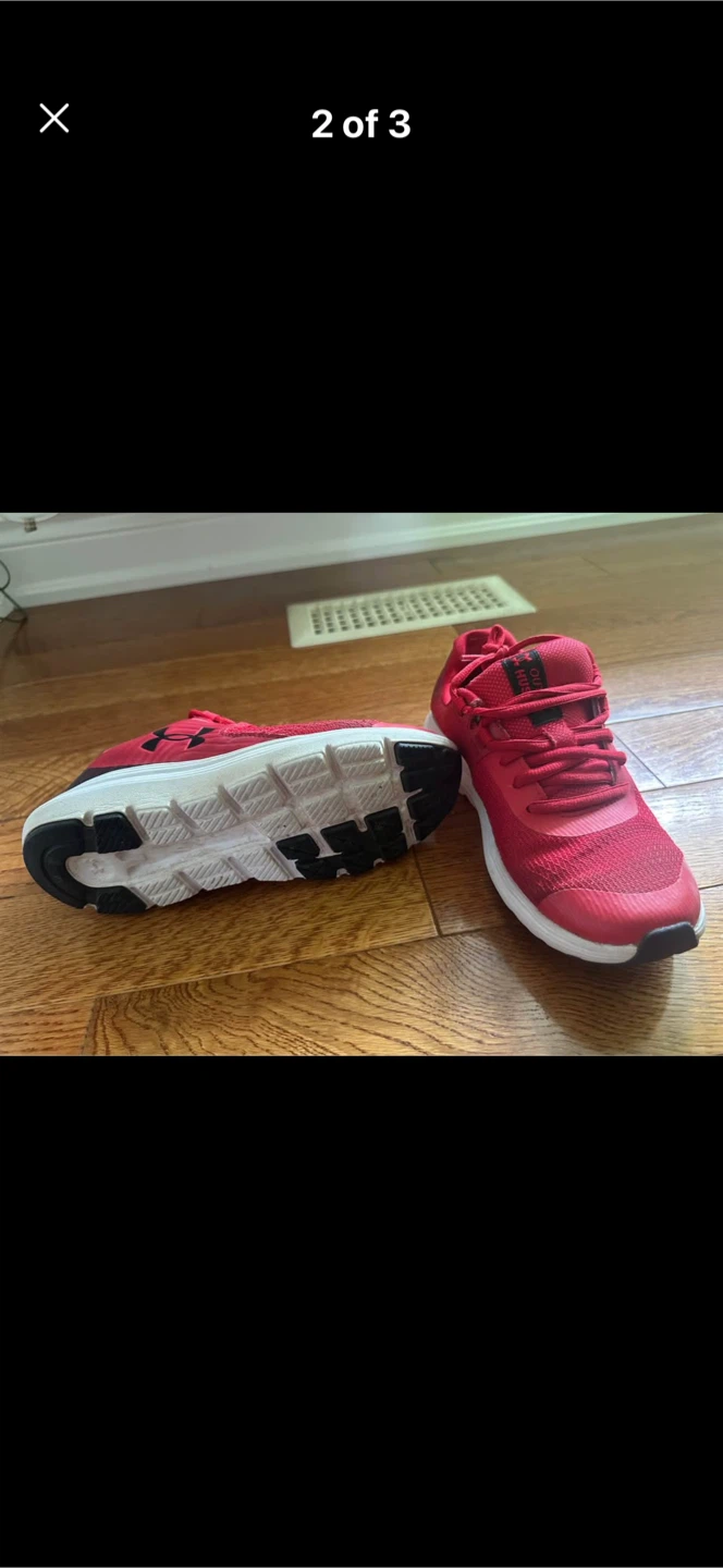 Under Armour Red Running Shoes - photo 3