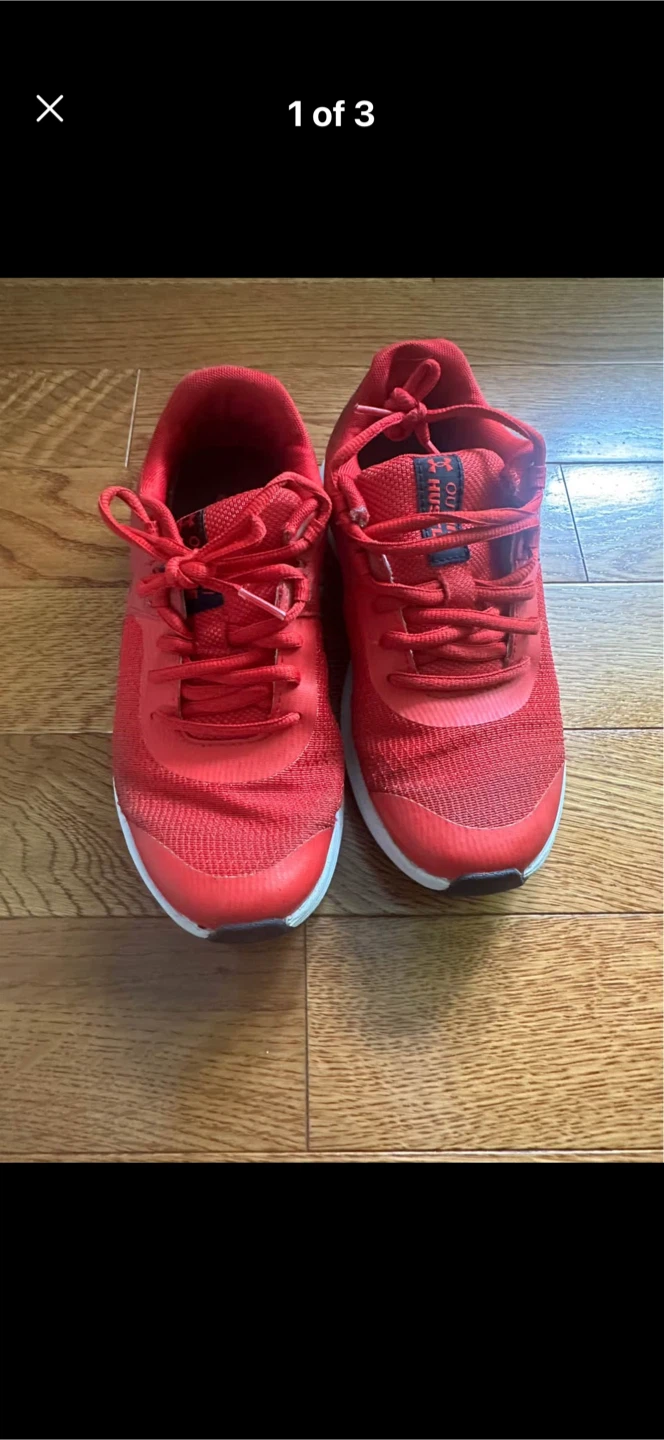 Under Armour Red Running Shoes - photo 2