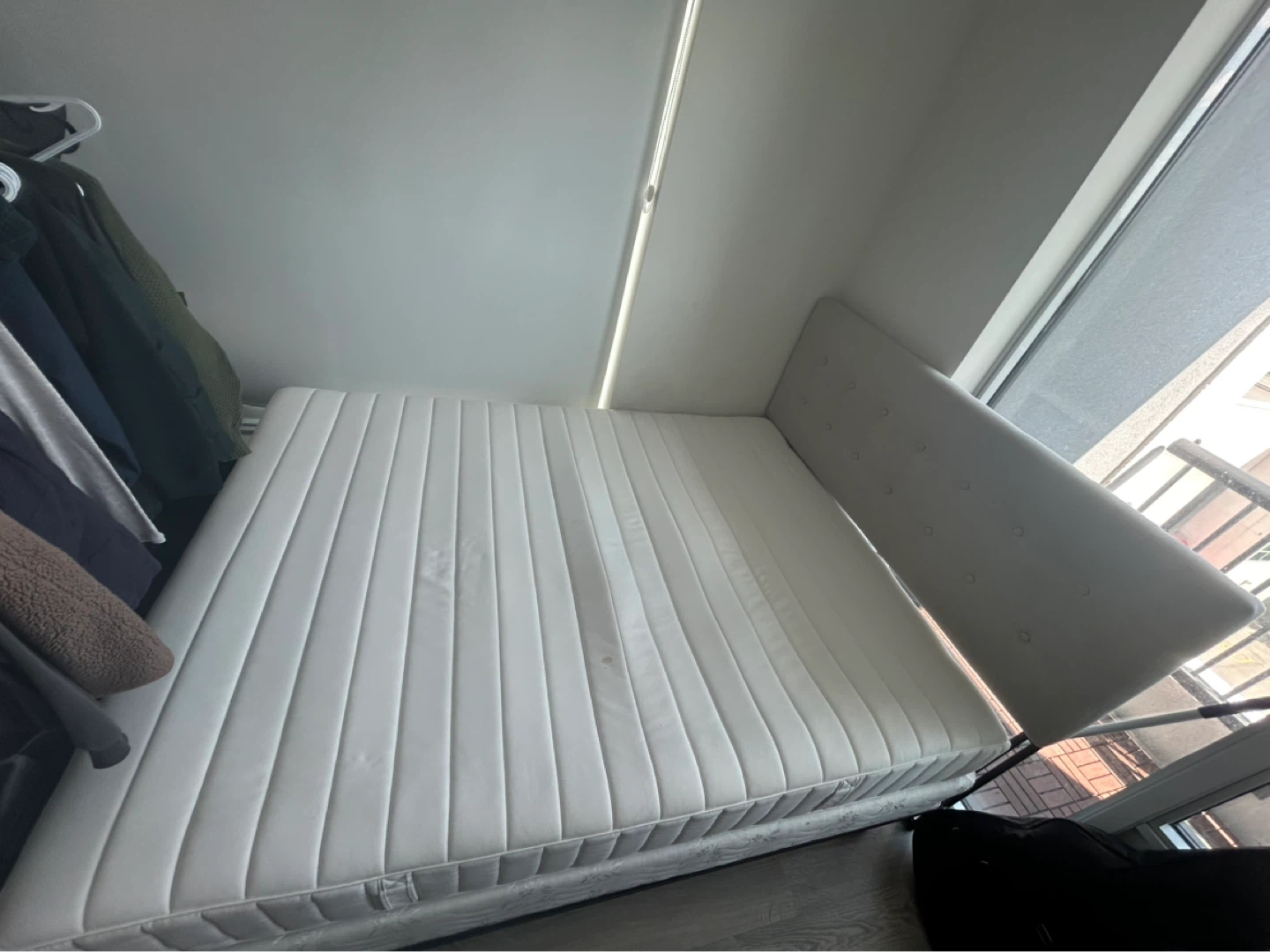 Queen Size Mattress with Headboard
