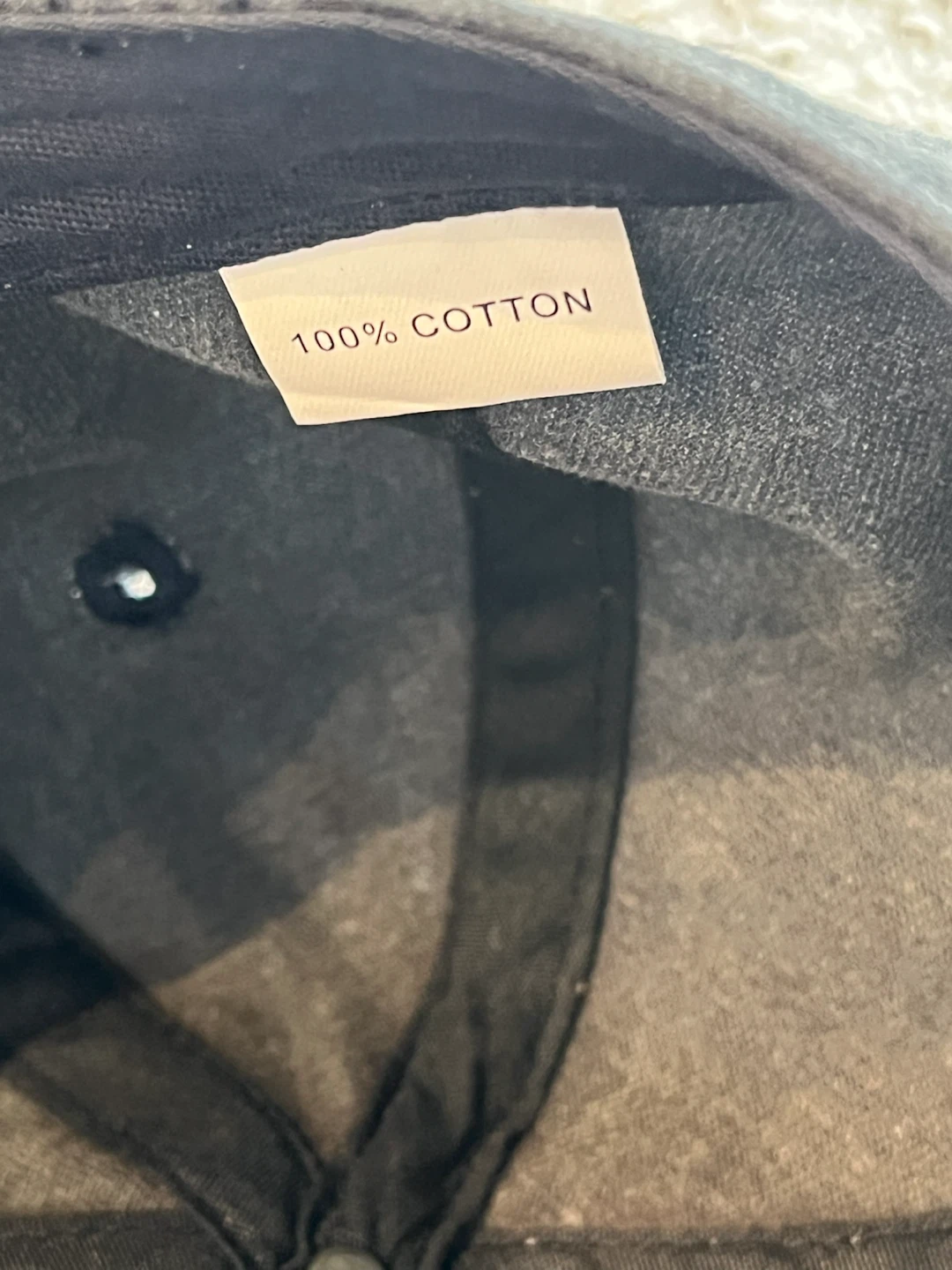 Bluish gray Denim Cap - photo 2