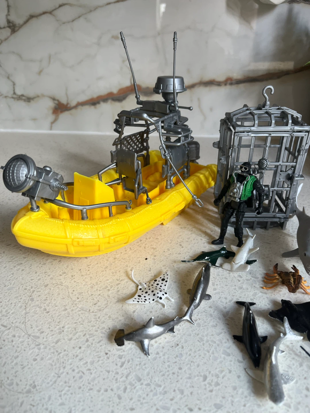Wild Republic E-Team X Shark Set Playset