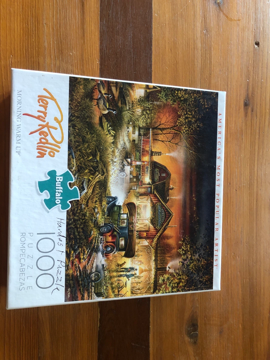 Terry Redlin Morning Warm Up 1000 Piece Puzzle