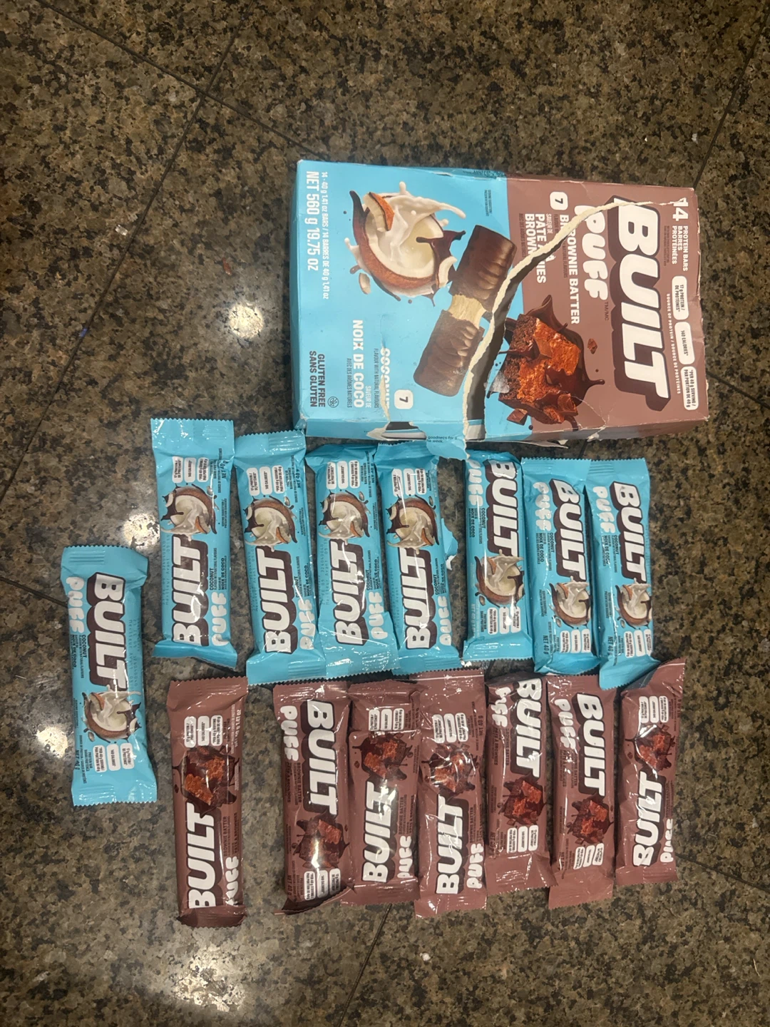 Built Puffs Protein Bars - Brownie Batter & Coconut