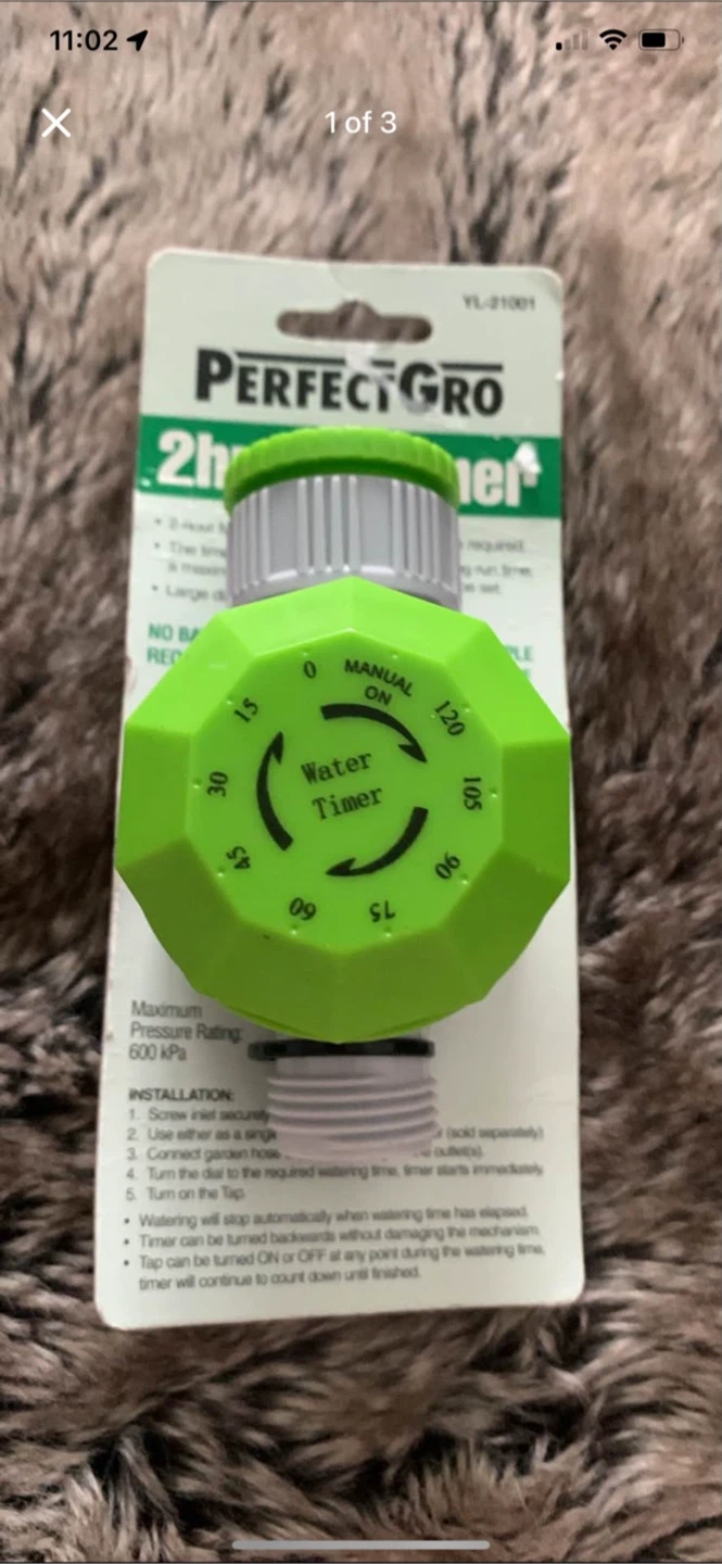Perfect Garden Timer - 2 Hour Max