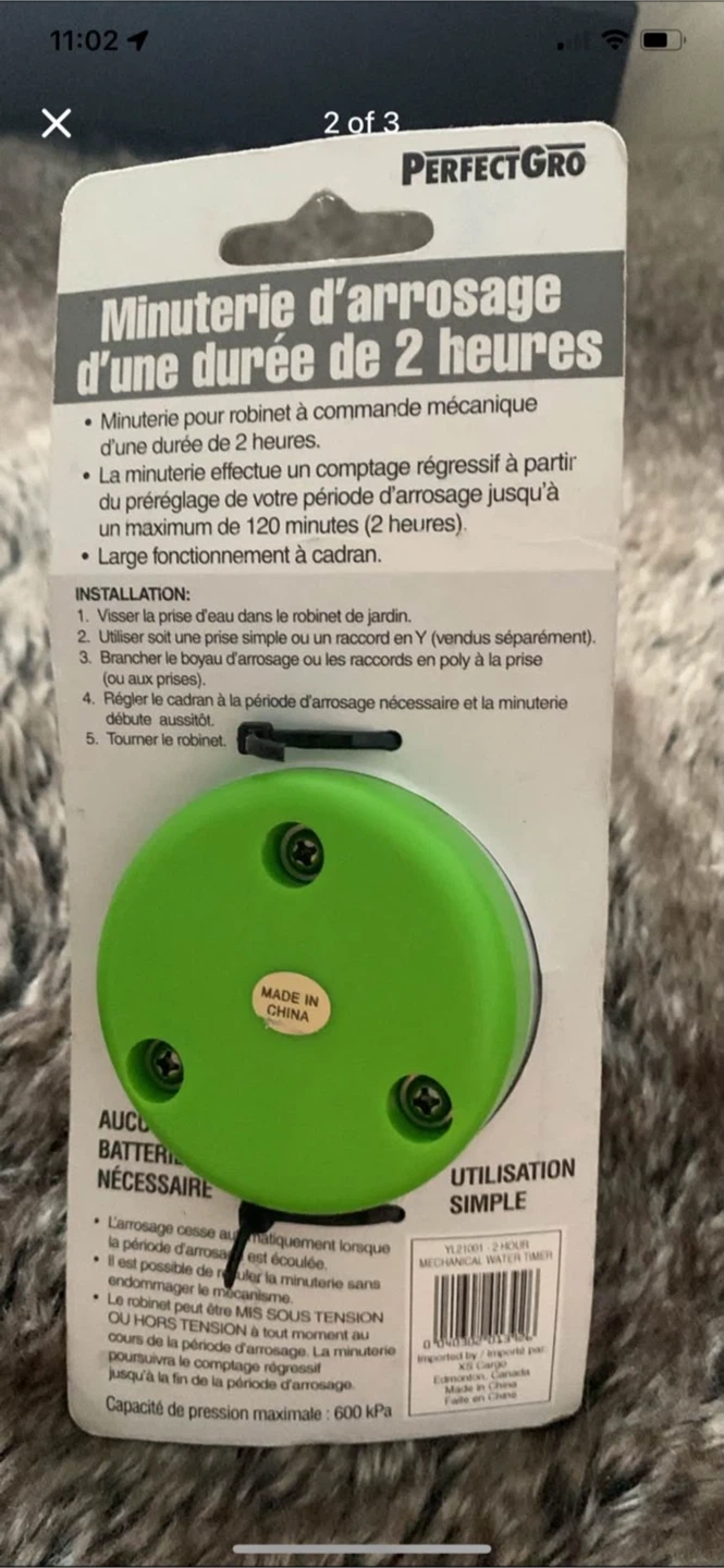 Perfect Garden Timer - 2 Hour Max - photo 2