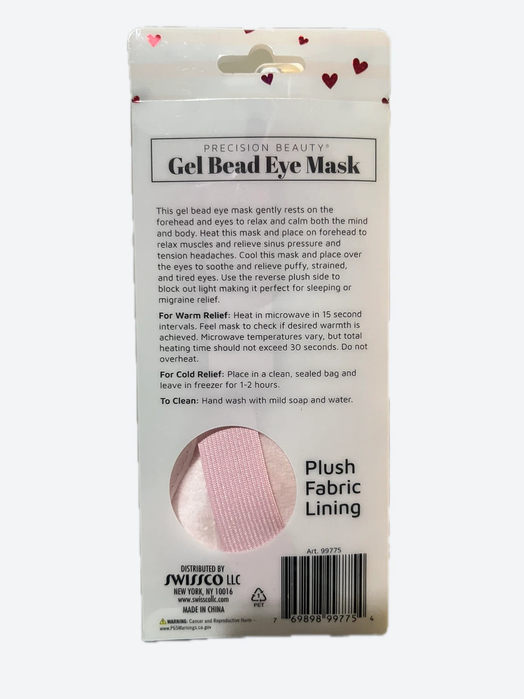 Bundle - Gel Bead Eye Mask, Body Lotion, Hair Brush - photo 5