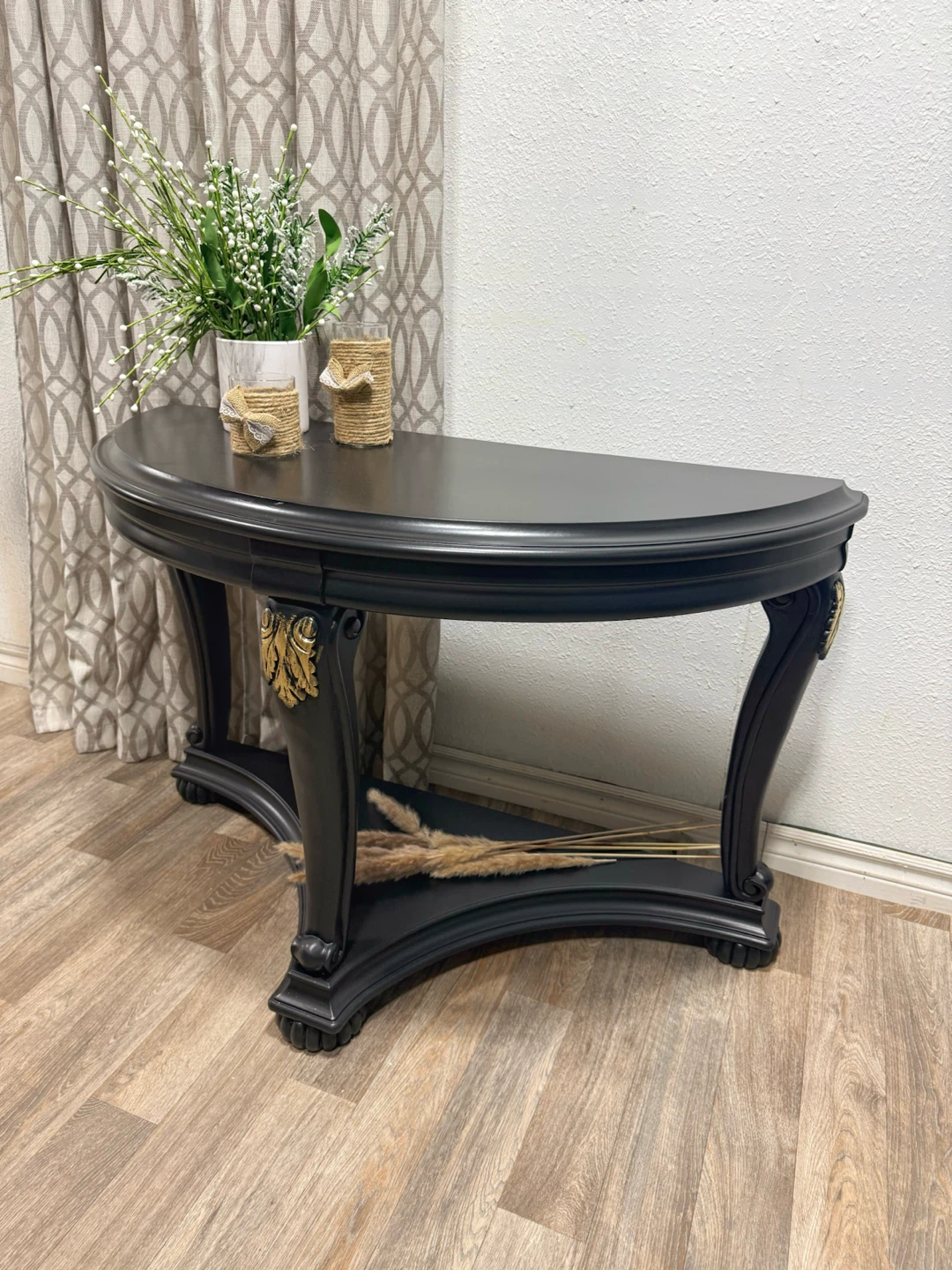 Black Entryway Console / Hall Table - photo 2