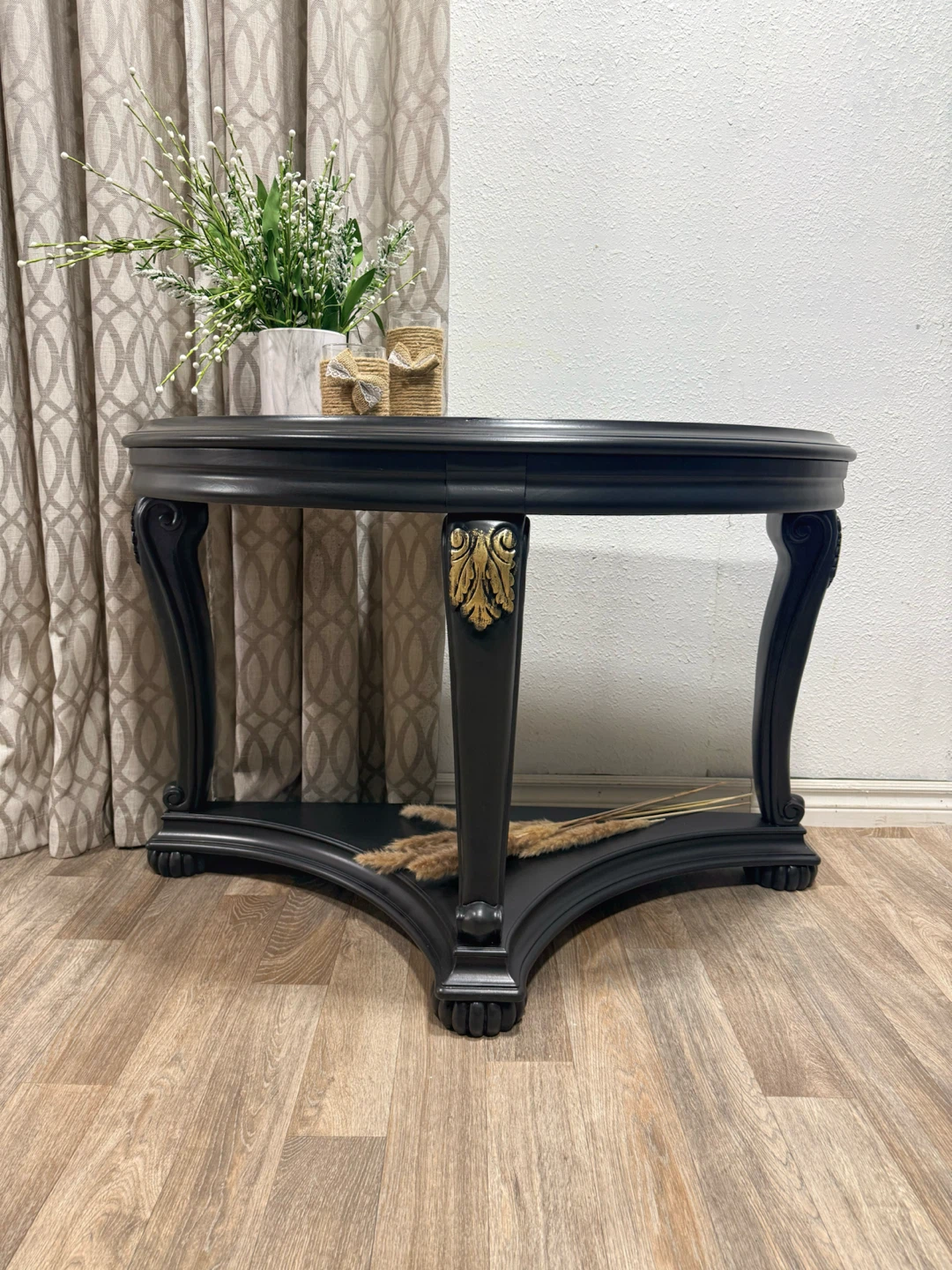 Black Entryway Console / Hall Table - photo 3
