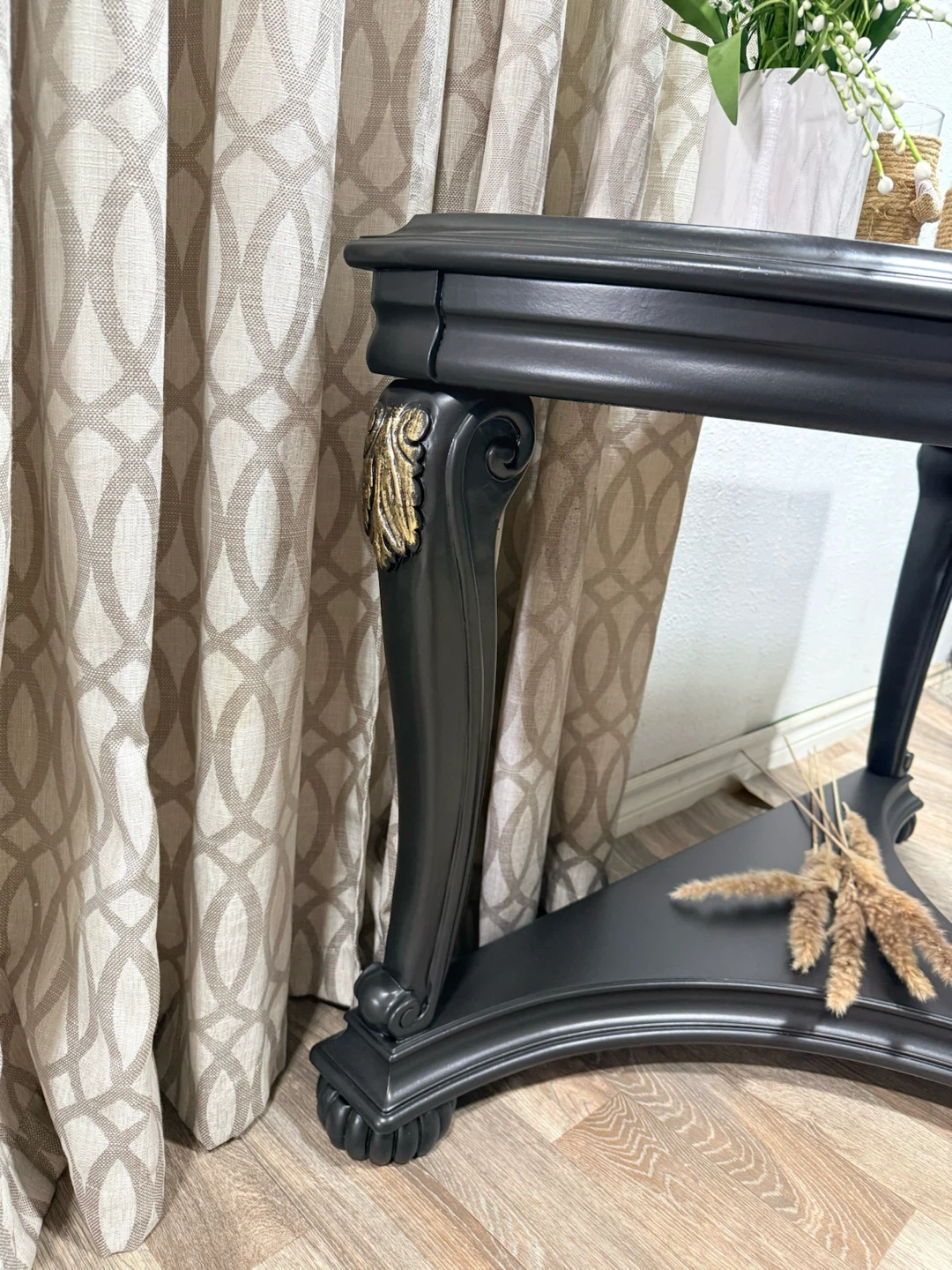 Black Entryway Console / Hall Table - photo 4