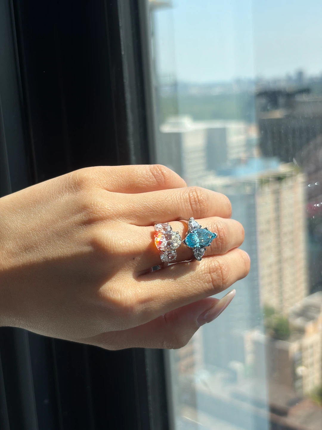 3CT Moissanite Diamonds Ring - photo 3