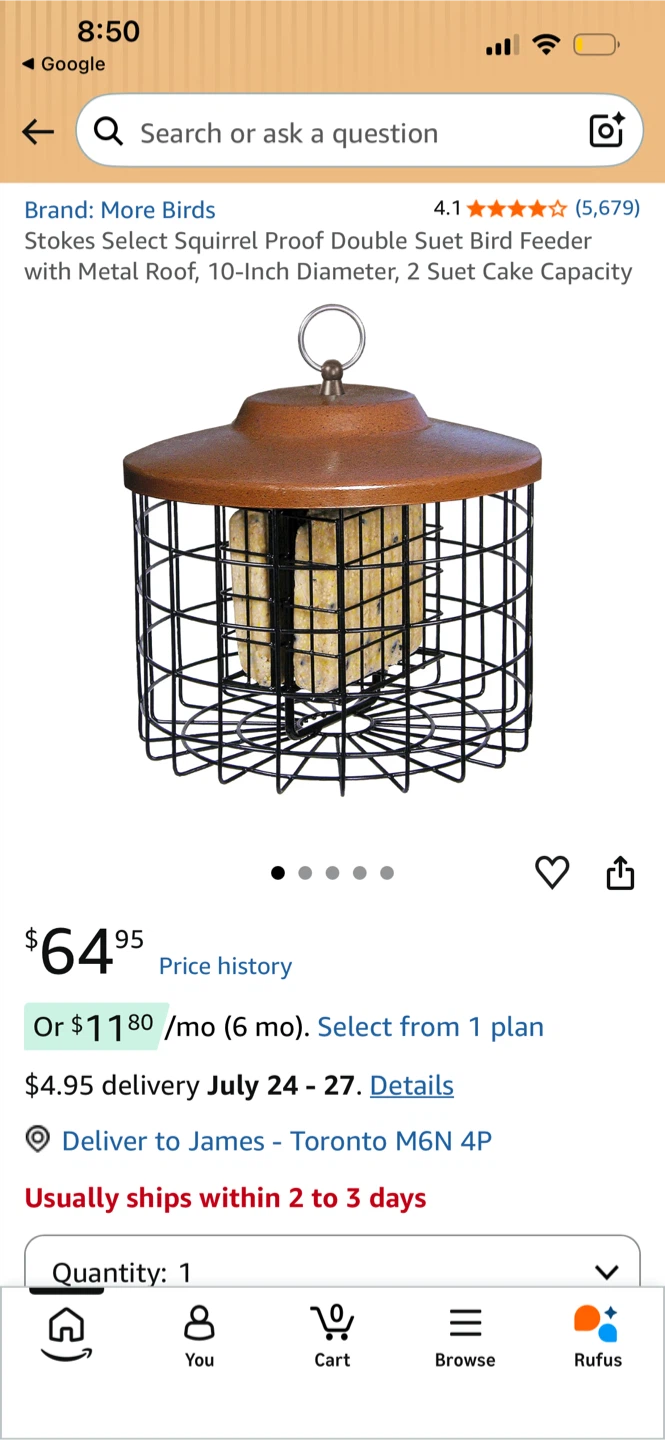 Squirrel Proof Bird Feeder - photo 4