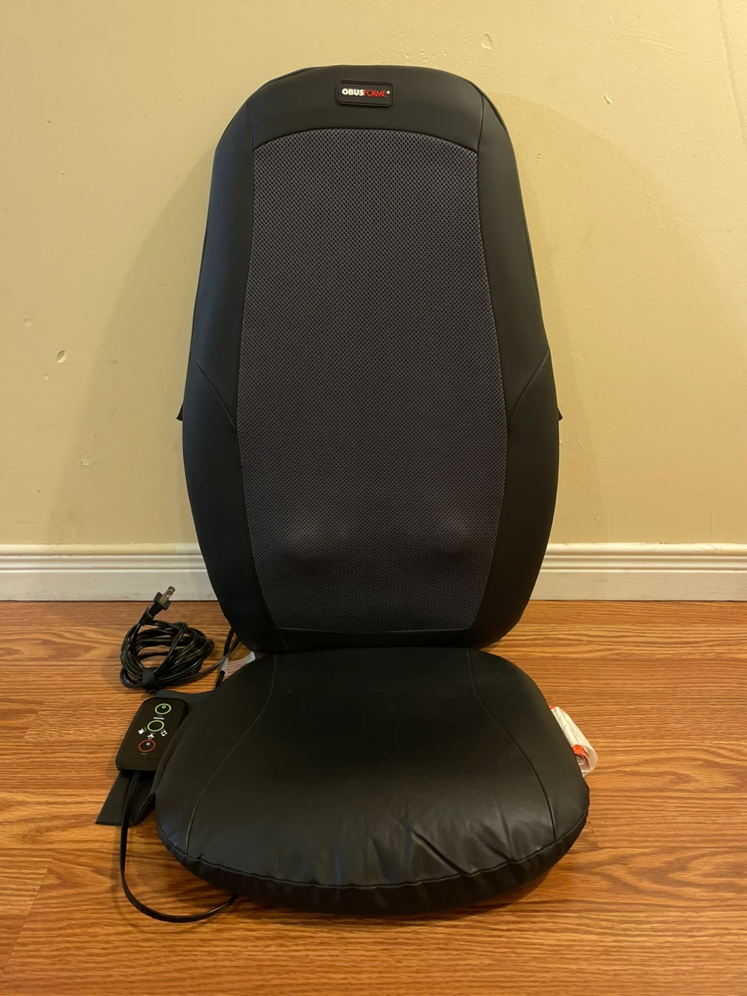 OBUSforme Shiatsu Massage Seat Cushion with Heat