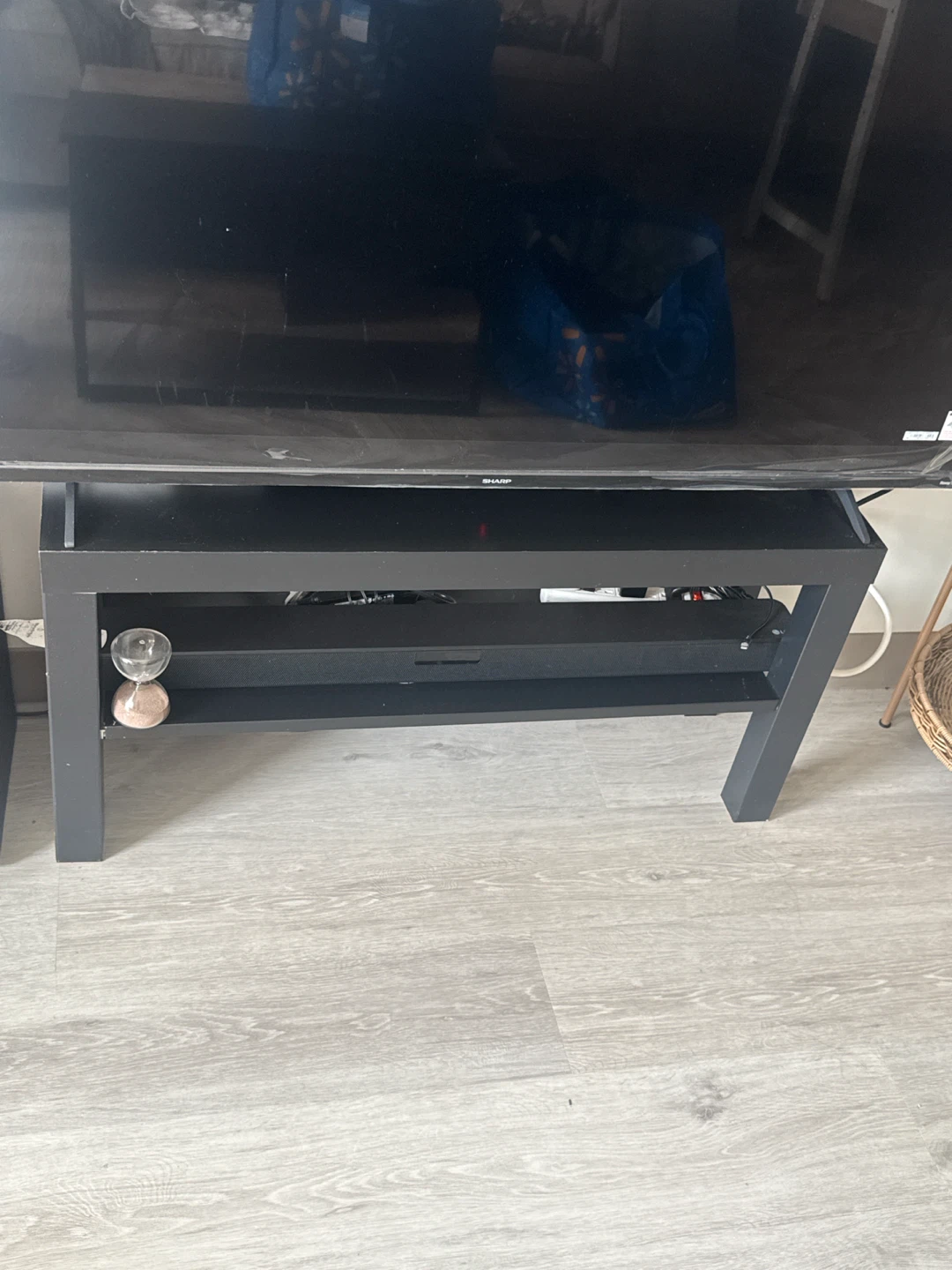 Black TV Stand