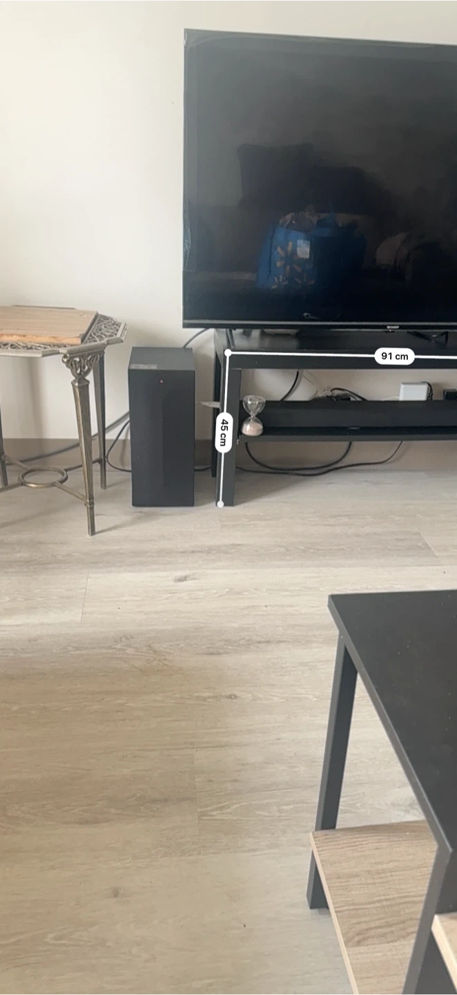 Black TV Stand - photo 2