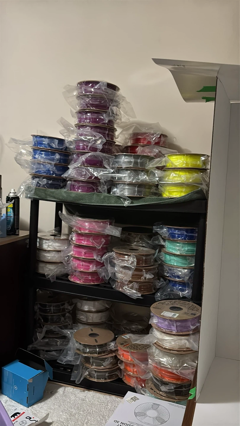 Assorted 3D Printer Filament Spools