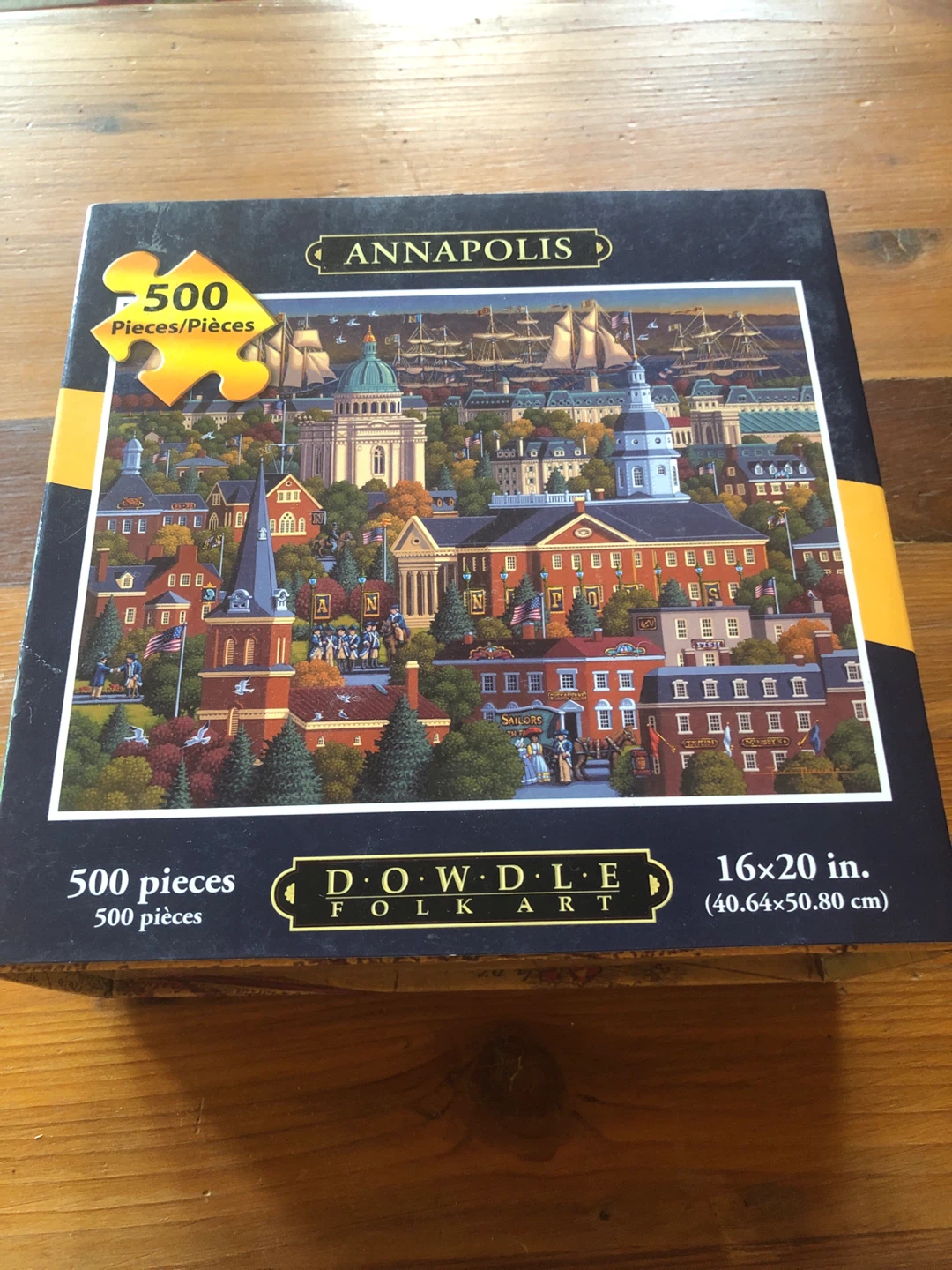Dowdle Folk Art Annapolis 500 Piece Jigsaw Puzzle