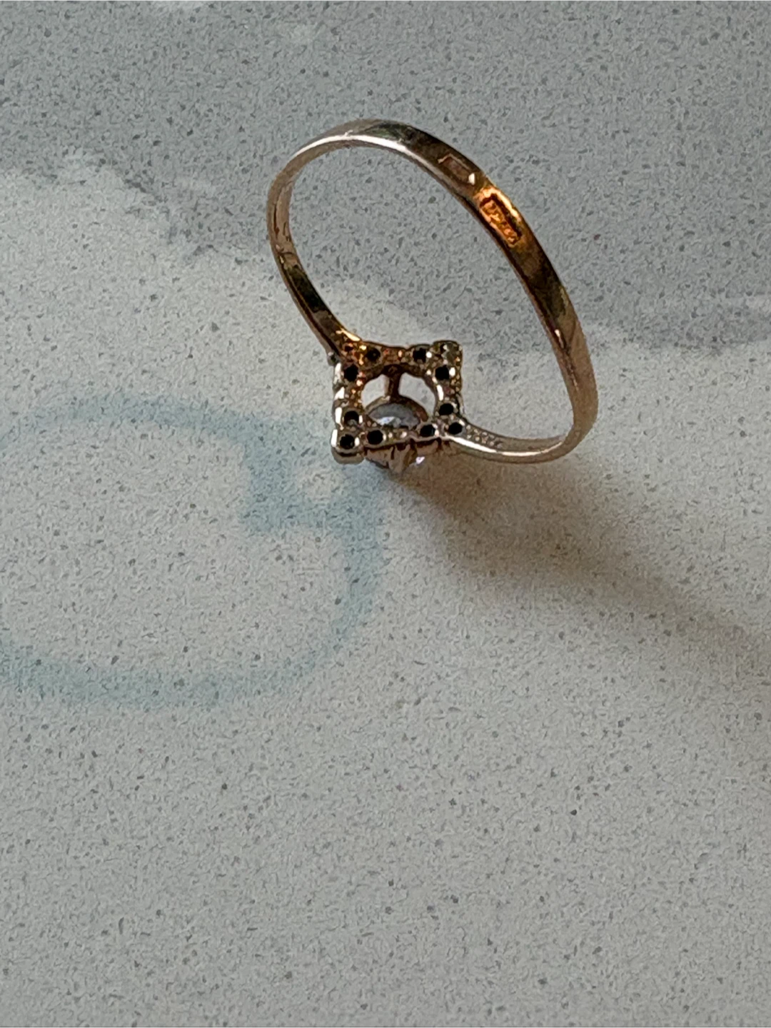 24k gold and diamond ring - photo 3