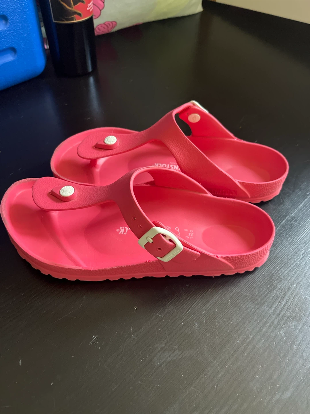 Birkenstock Gizeh Sandals Size 38 Pink
