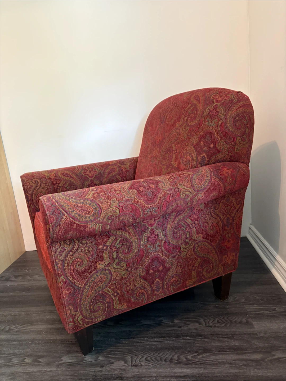 Red Vintage Accent Chair - photo 2
