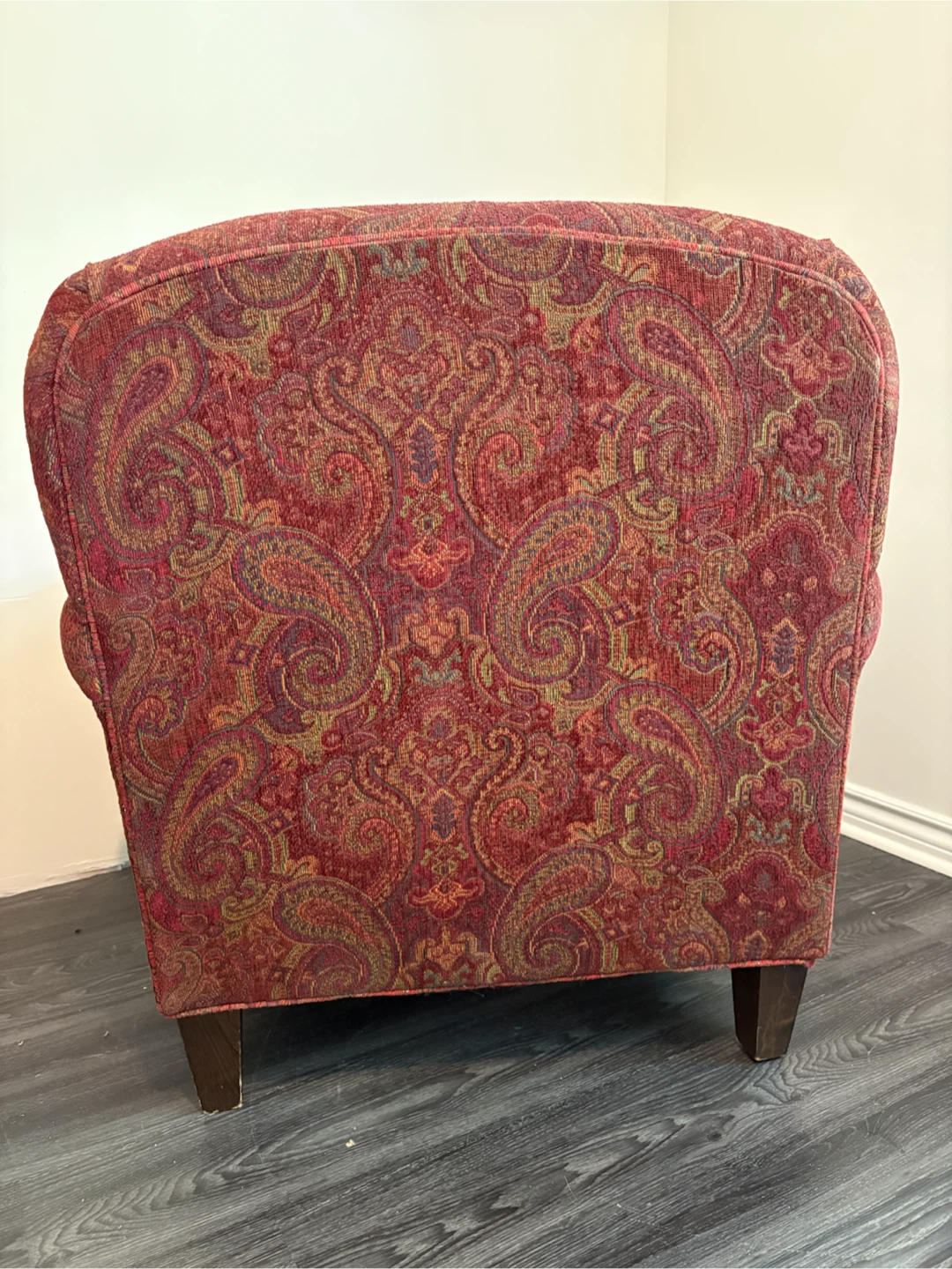 Red Vintage Accent Chair - photo 3