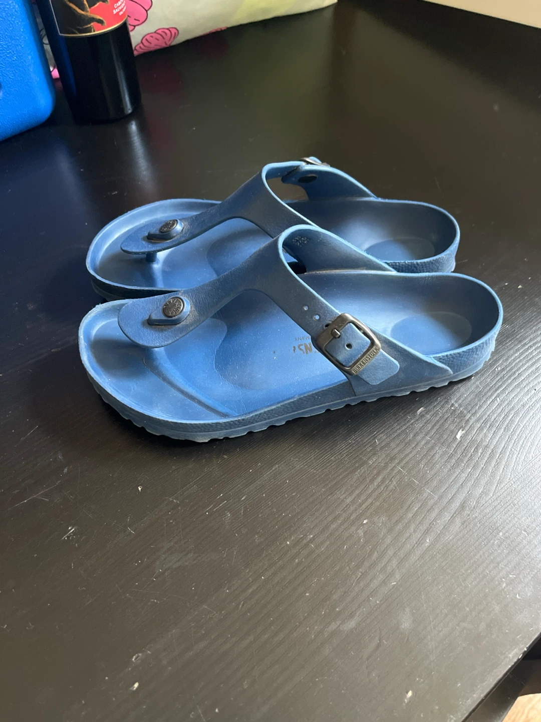 Birkenstock Blue Gizeh EVA Sandals