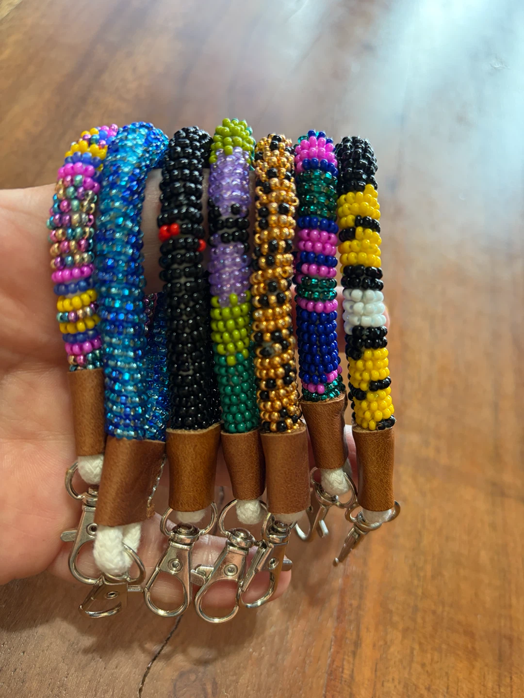 New Beaded Keychain Lanyards