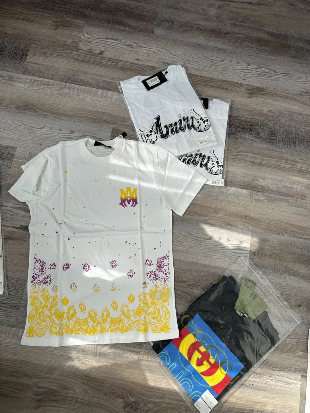 Amiri White T-Shirts - Two Styles