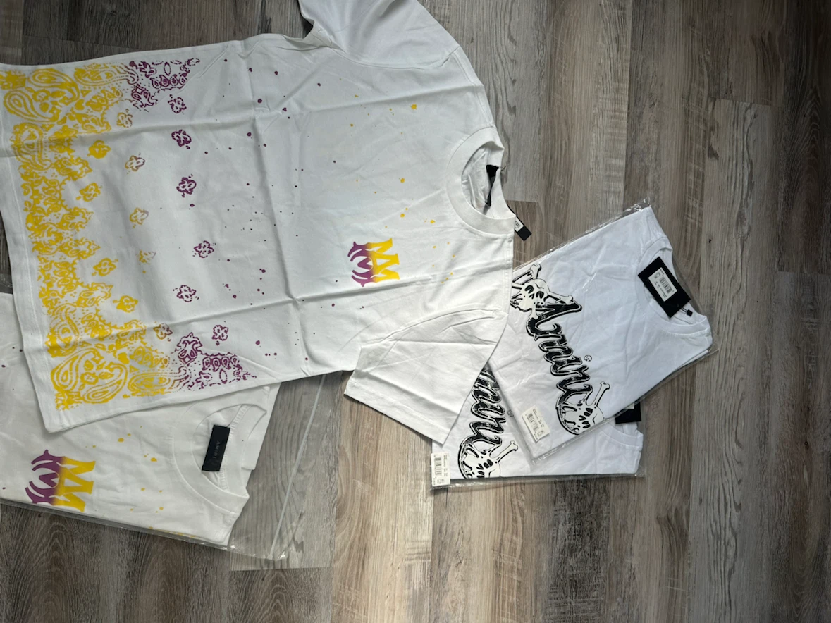 Amiri White T-Shirts - Two Styles - photo 2