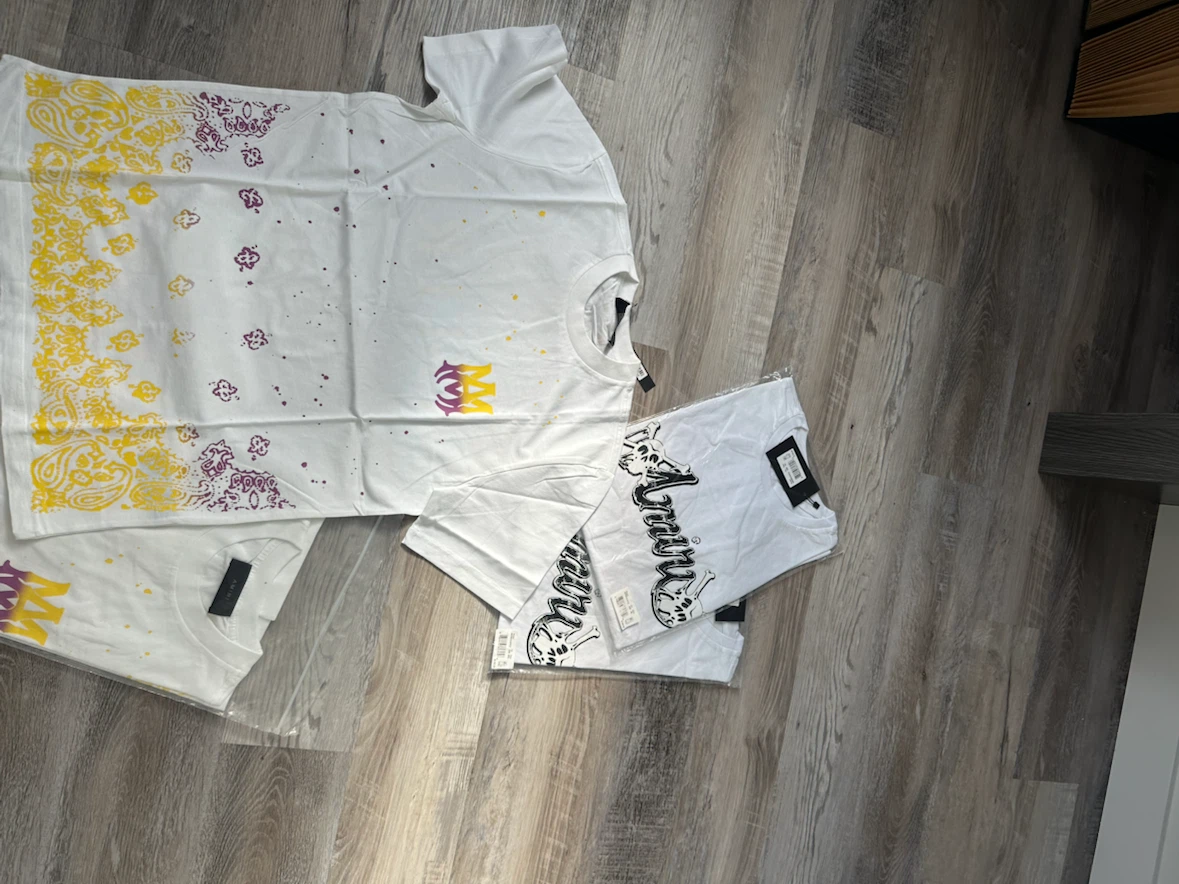 Amiri White T-Shirts - Two Styles - photo 3
