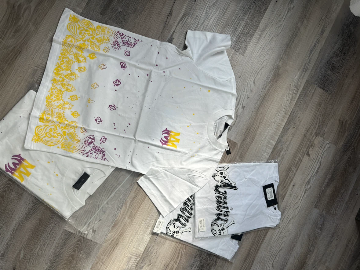 Amiri White T-Shirts - Two Styles - photo 4