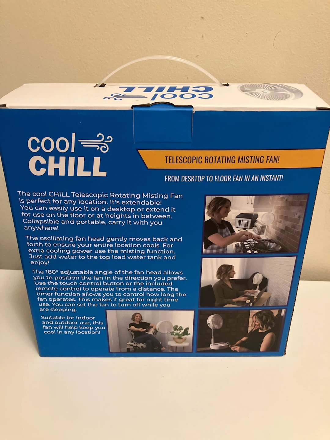 Cool CHILL Telescopic Rotating Misting Fan - photo 2
