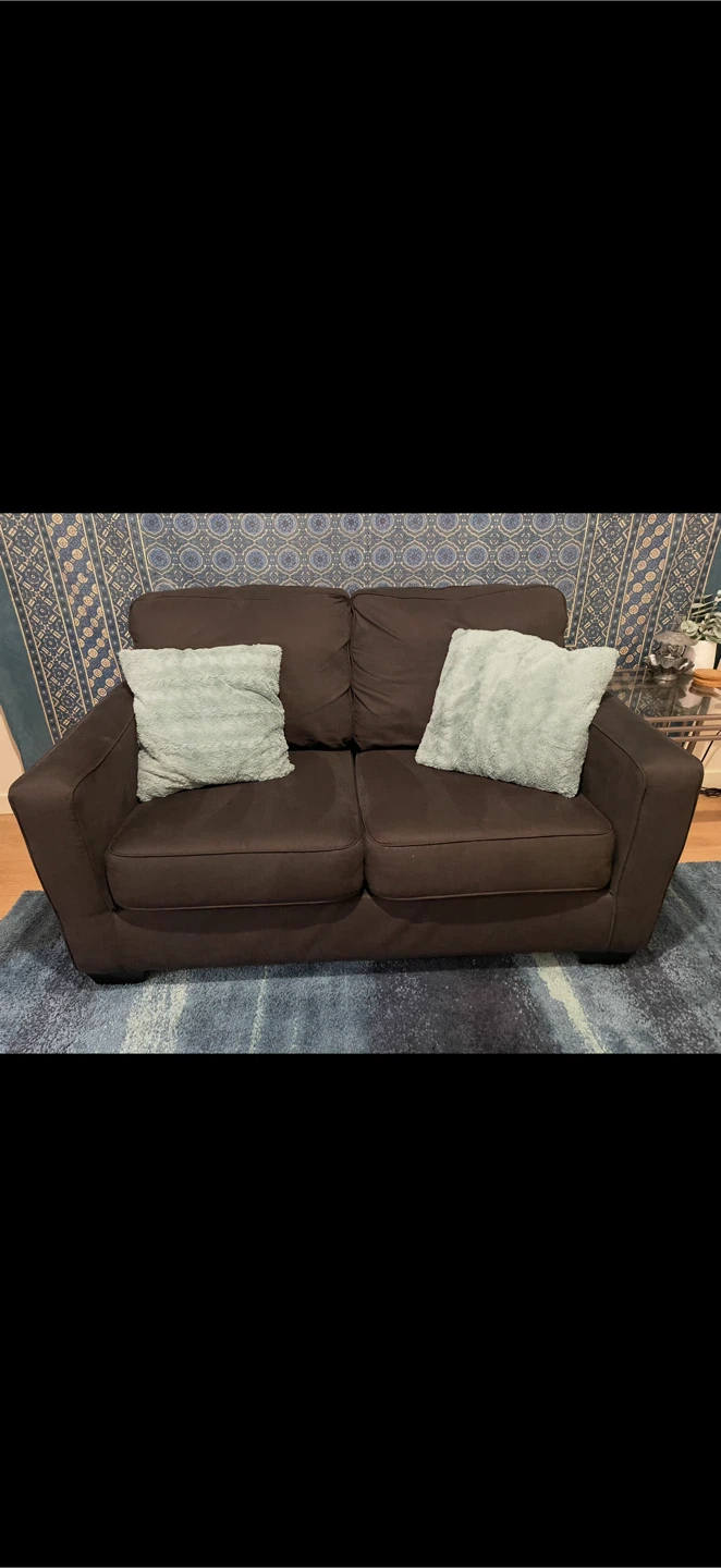 Black love seat - photo 2