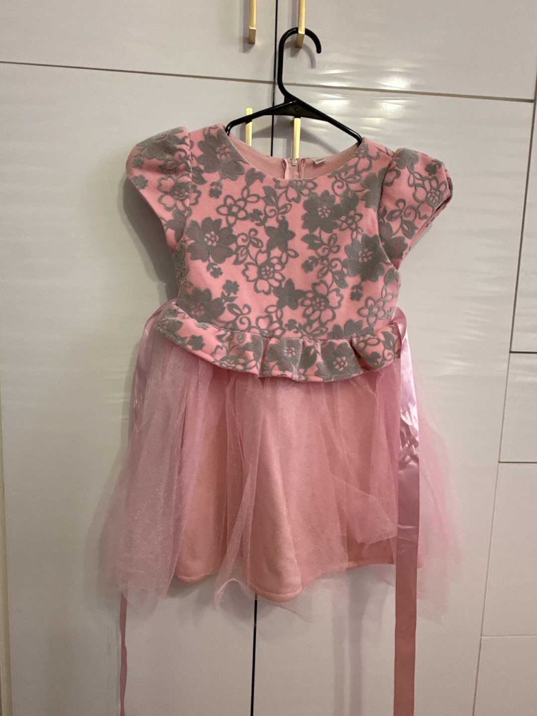 Kids Pink Floral Dress 120/60