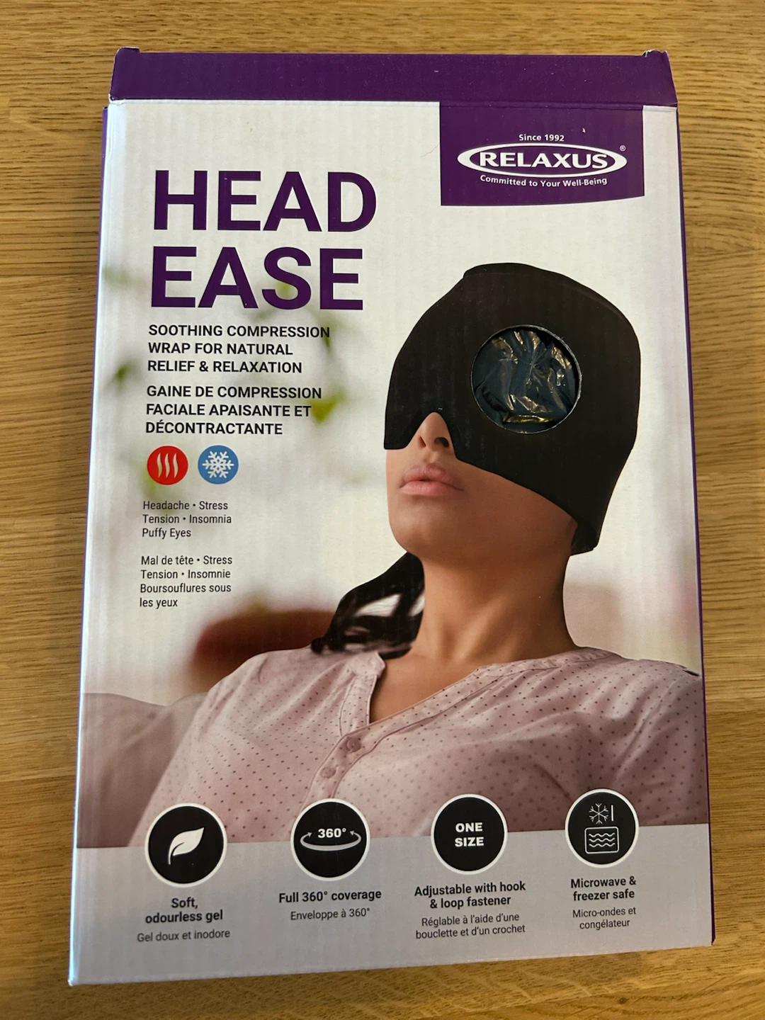 Relaxus Head Ease Compression Therapy Wrap