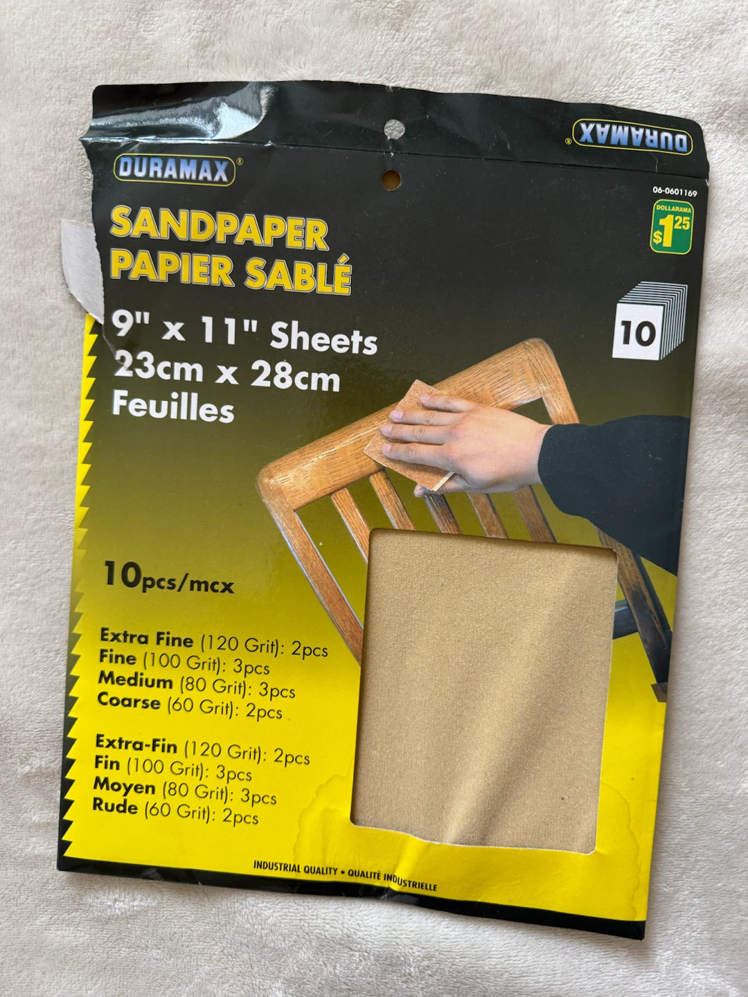 DURAMAX Sandpaper Sheets 9" x 11" (7 PC Left)